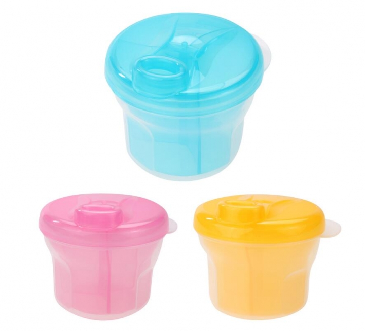 1pcs 3 Layer Rotary Milk Powder Box Safety Storage  Container  Portable Tank Baby Food Storage