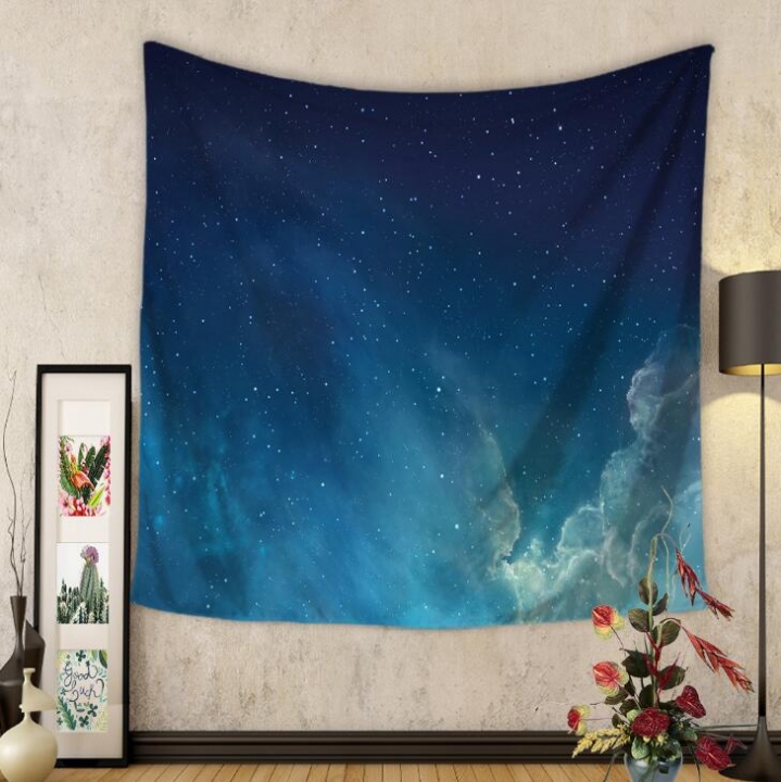 Galaxy Hanging Wall Tapestry Hippie Retro Home Decor Yoga Beach Towel 150x130cm/200x150cm