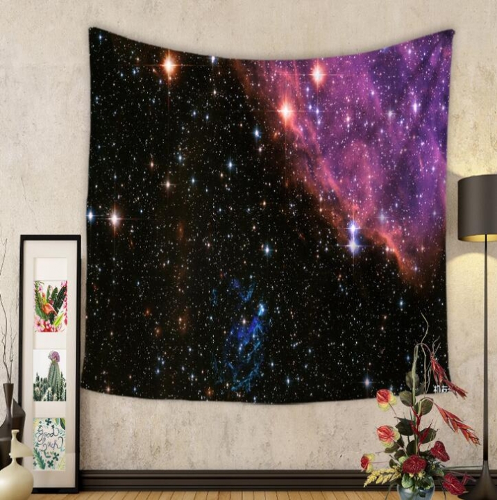 Galaxy Hanging Wall Tapestry Hippie Retro Home Decor Yoga Beach Towel 150x130cm/200x150cm