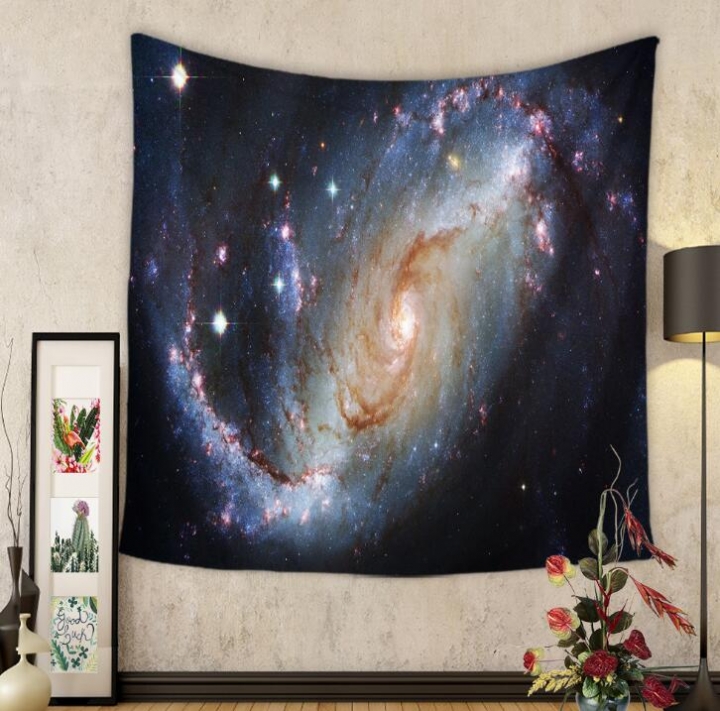 Galaxy Hanging Wall Tapestry Hippie Retro Home Decor Yoga Beach Towel 150x130cm/200x150cm