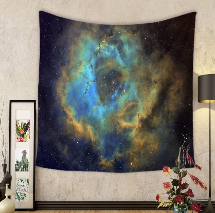 Galaxy Hanging Wall Tapestry Hippie Retro Home Decor Yoga Beach Towel 150x130cm/200x150cm