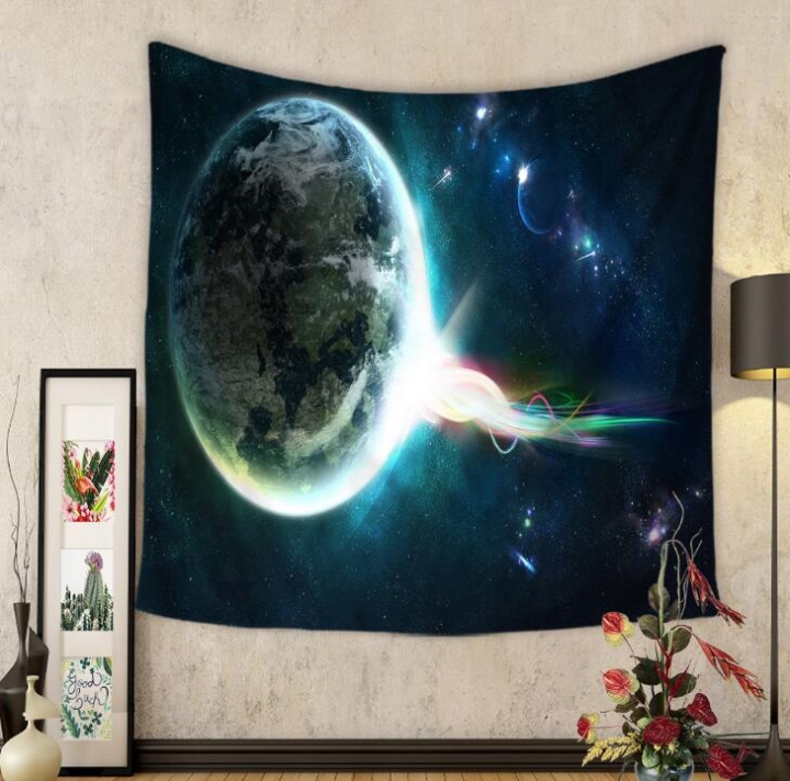 Galaxy Hanging Wall Tapestry Hippie Retro Home Decor Yoga Beach Towel 150x130cm/200x150cm