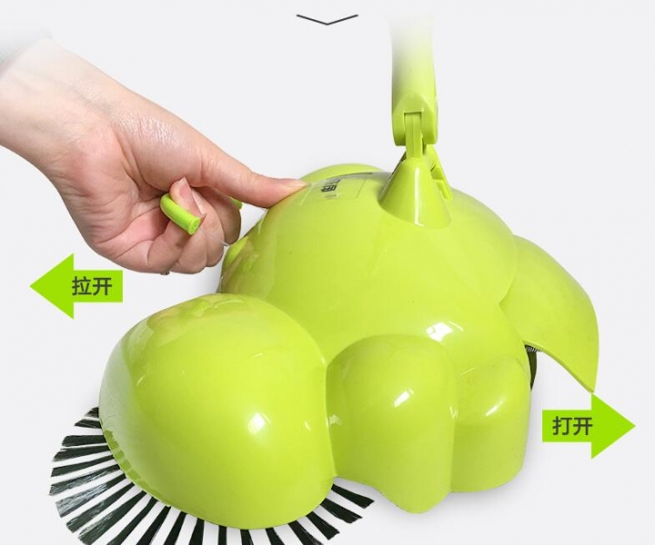 Sweeping Machine Push Type Magic Broom Dustpan Handle Household Cleaning Package Hand Push Sweeper