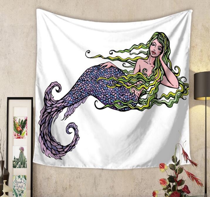 Home Furnishing  Tapestry Wall Hanging Sandy Picnic Throw Rug Blanket Camping Tent Travel Sleeping