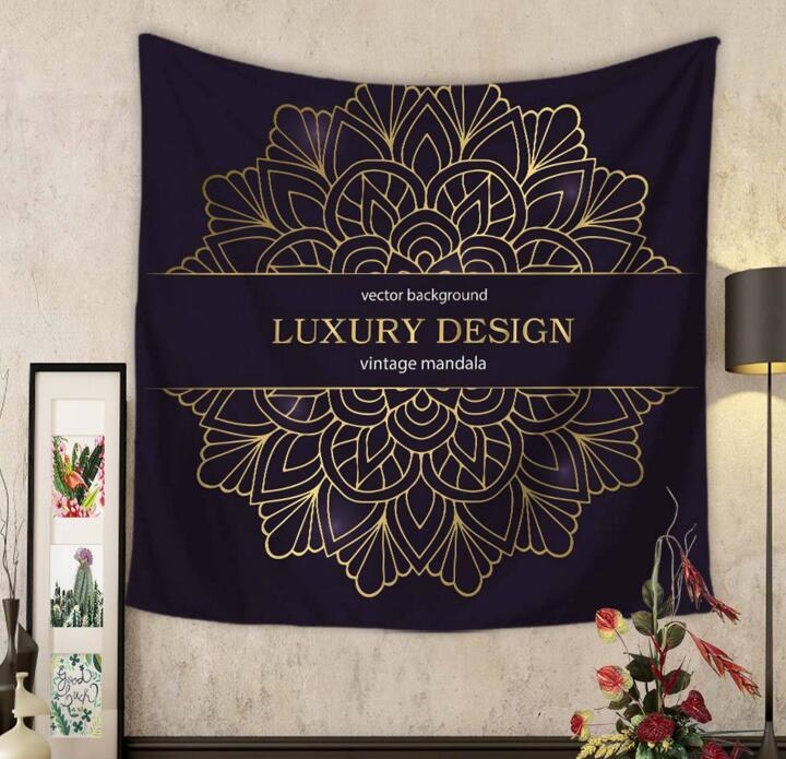 Home Furnishing  Tapestry Wall Hanging Sandy Picnic Throw Rug Blanket Camping Tent Travel Sleeping
