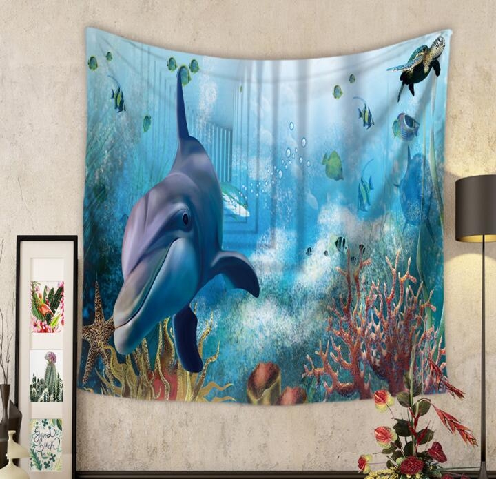Home Furnishing  Tapestry Wall Hanging Sandy Picnic Throw Rug Blanket Camping Tent Travel Sleeping