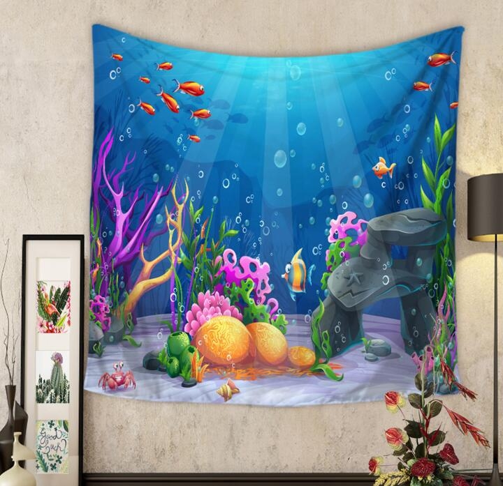 Home Furnishing  Tapestry Wall Hanging Sandy Picnic Throw Rug Blanket Camping Tent Travel Sleeping