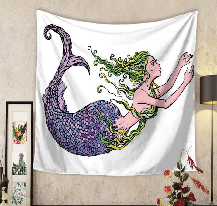Home Furnishing  Tapestry Wall Hanging Sandy Picnic Throw Rug Blanket Camping Tent Travel Sleeping