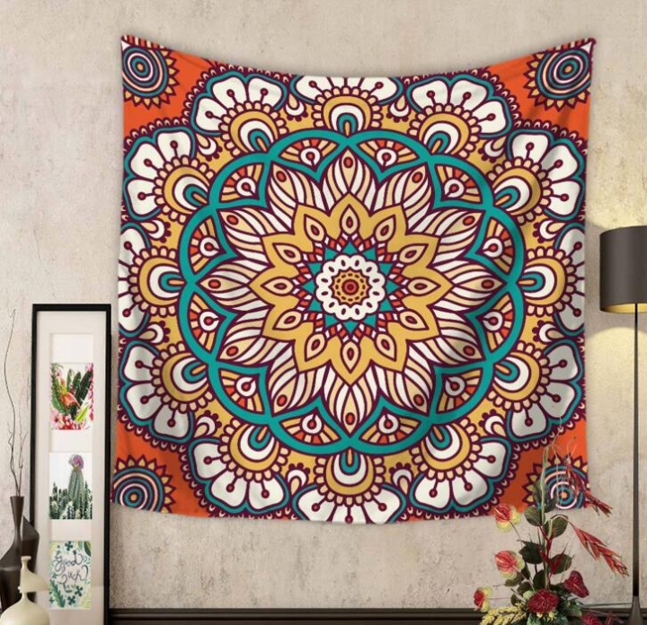 Home Furnishing  Tapestry Wall Hanging Sandy Picnic Throw Rug Blanket Camping Tent Travel Sleeping