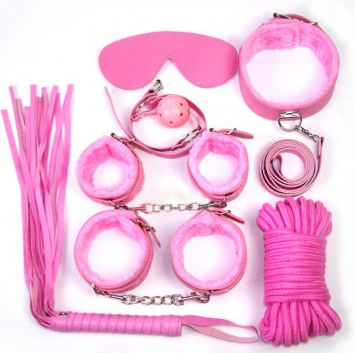 Products 7Pcs/Set BDSM Bondage Set Leather Fetish Adult Games for Couples Slave Game