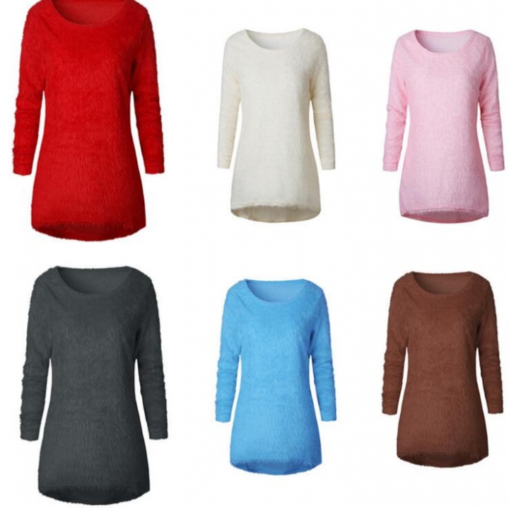 Fashion Sexy Ladies Sweater Coat Long Sleeve Soft Smooth Warm