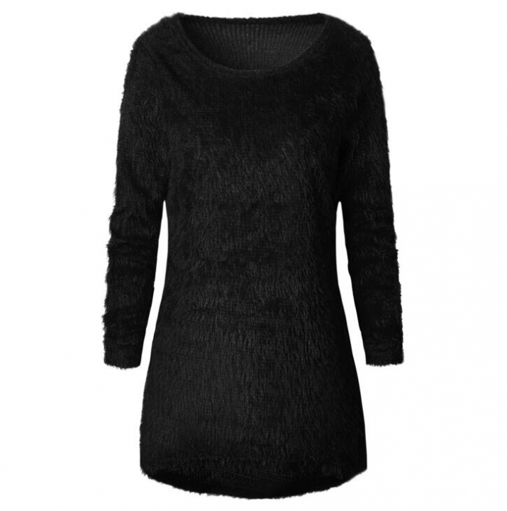 Fashion Sexy Ladies Sweater Coat Long Sleeve Soft Smooth Warm