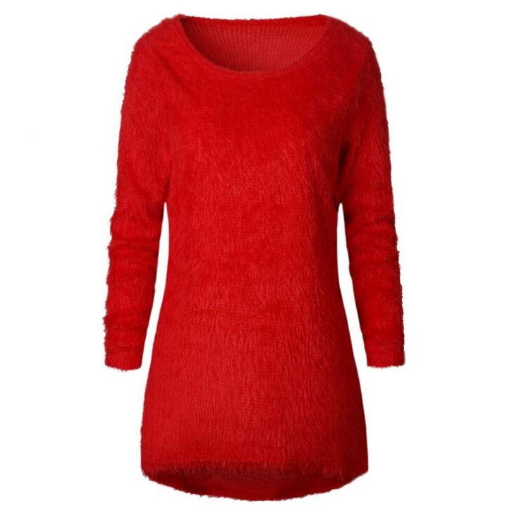 Fashion Sexy Ladies Sweater Coat Long Sleeve Soft Smooth Warm