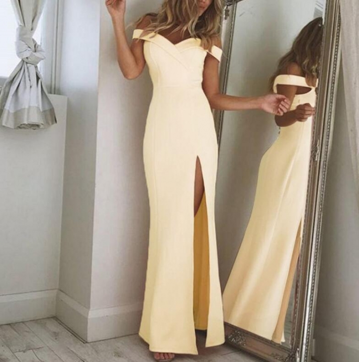 Women Evening Sexy Formal Party Dresses  long Off shoulder beach summer maxi dress vestidos de festa