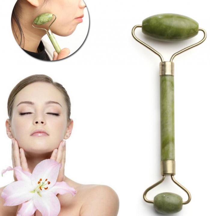 2019 new Beauty Jade massage facial massage beauty massage roller Jade beauty stick