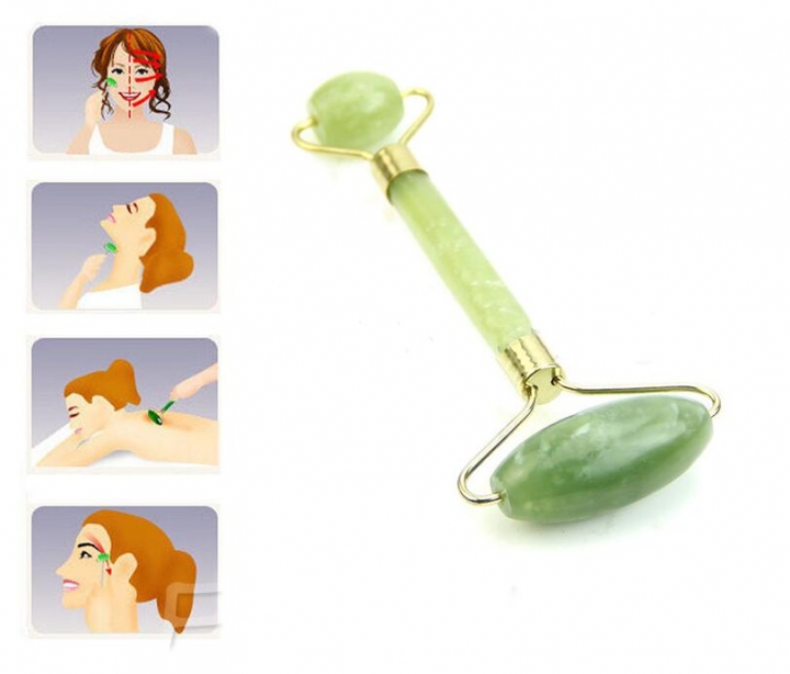 2019 new Beauty Jade massage facial massage beauty massage roller Jade beauty stick