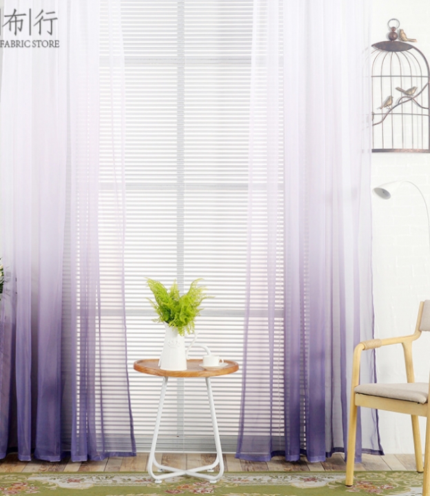 Window Curtain Living Room Modern Home Goods Window Treatments Polyester 3d Curtains For Bedroom Purple 1 2 7m