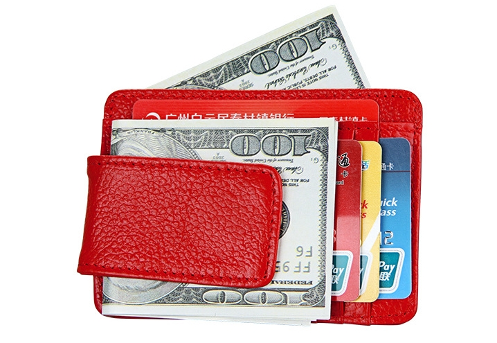Fashion Wallet Money Clip Magnet Clip Ultrathin Pocket Clamp Credit Card Case Mini Creative Wallet