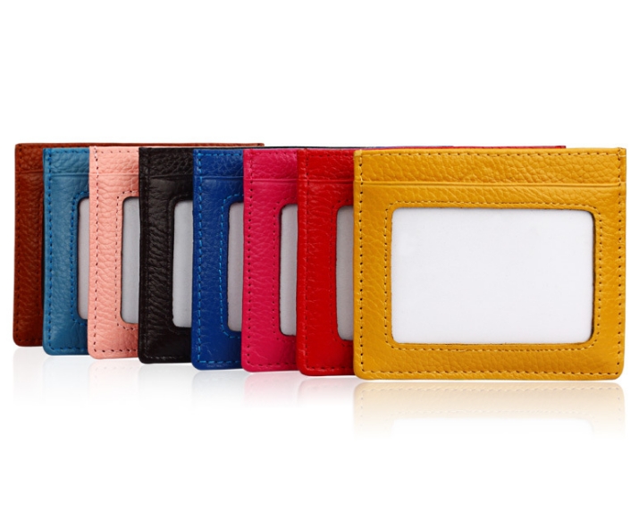 Super Slim Soft Genuine Leather Card Holder Credit Card Holder Card Case Organizer Mini Men Wallets