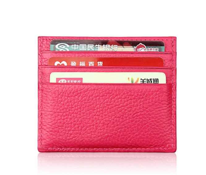 Super Slim Soft Genuine Leather Card Holder Credit Card Holder Card Case Organizer Mini Men Wallets
