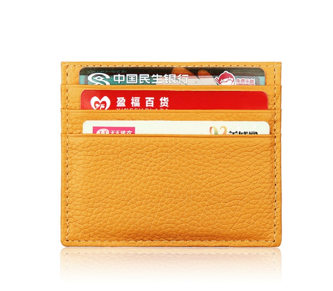 Super Slim Soft Genuine Leather Card Holder Credit Card Holder Card Case Organizer Mini Men Wallets