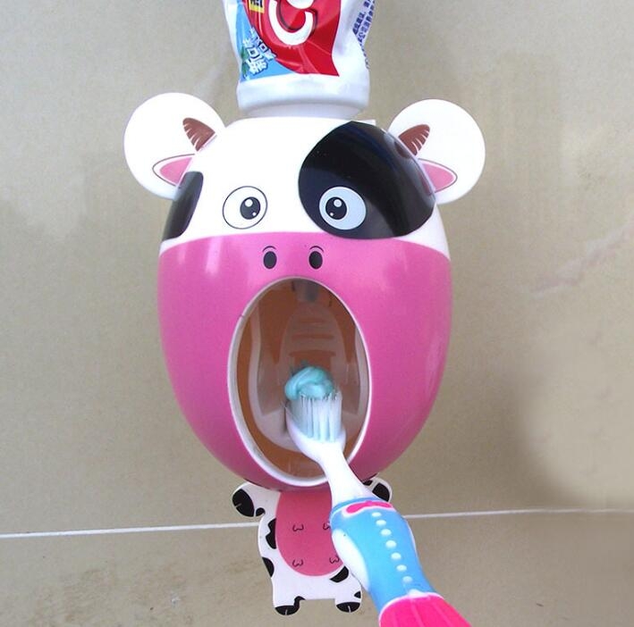 1 Set Creative Automatic Plastic Lazy Toothpaste Dispenser Squeezer Bathroom Bathing Accessories