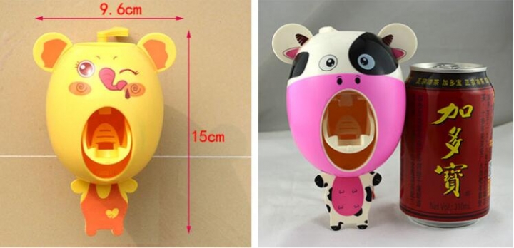 1 Set Creative Automatic Plastic Lazy Toothpaste Dispenser Squeezer Bathroom Bathing Accessories