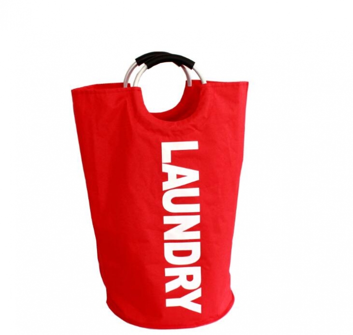 Large Capacity Collapsible Laundry Basket Alloy Handles Durable Waterproof Oxford Laundry Hamper