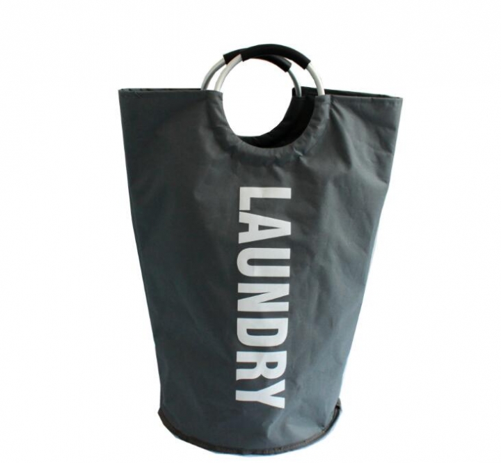 Large Capacity Collapsible Laundry Basket Alloy Handles Durable Waterproof Oxford Laundry Hamper