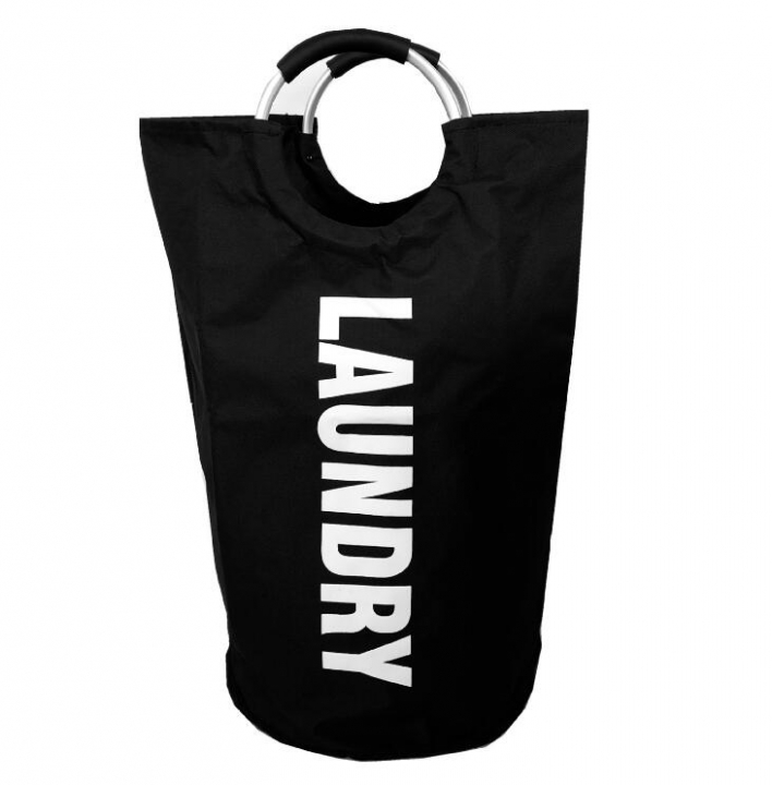 Large Capacity Collapsible Laundry Basket Alloy Handles Durable Waterproof Oxford Laundry Hamper