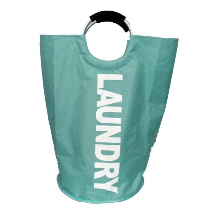Large Capacity Collapsible Laundry Basket Alloy Handles Durable Waterproof Oxford Laundry Hamper