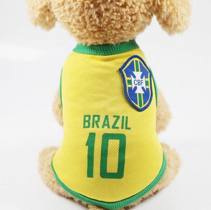 Sports Dog Vest Cat Shirt Pet Clothing Cotton Sweatshirt Football Jersey Dog Clothes For Dogs XS-6XL