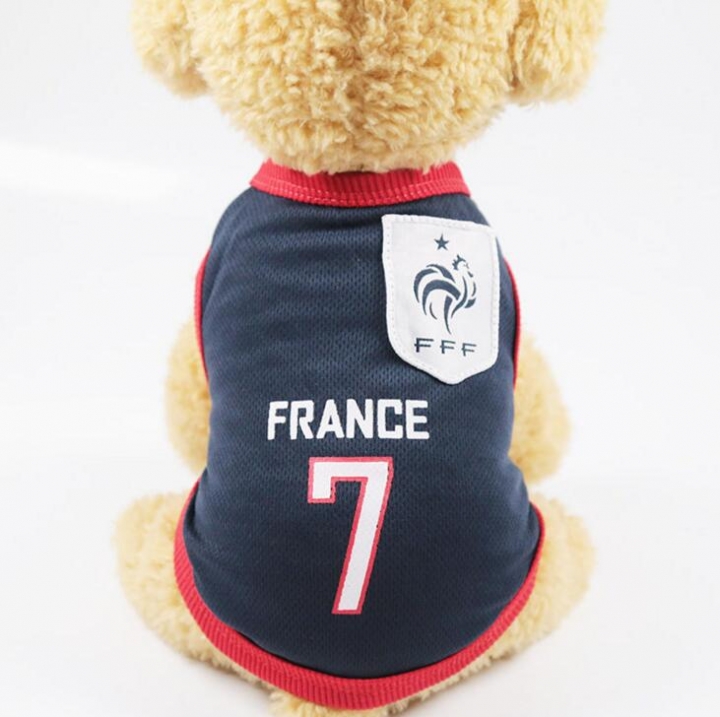 Sports Dog Vest Cat Shirt Pet Clothing Cotton Sweatshirt Football Jersey Dog Clothes For Dogs XS-6XL
