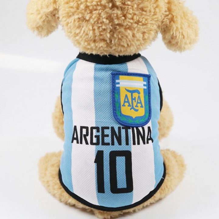 Sports Dog Vest Cat Shirt Pet Clothing Cotton Sweatshirt Football Jersey Dog Clothes For Dogs XS-6XL