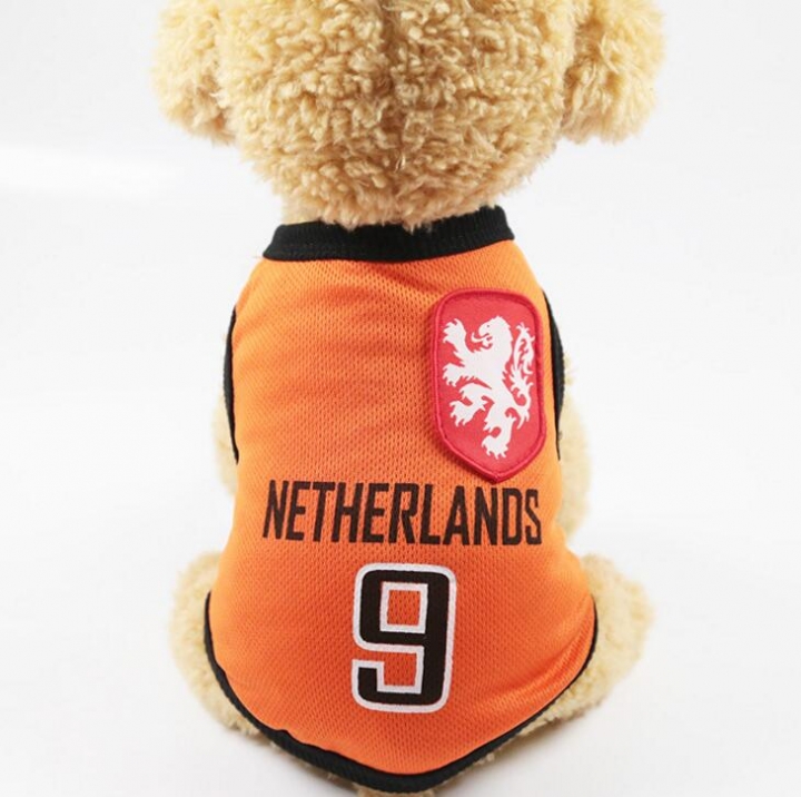 Sports Dog Vest Cat Shirt Pet Clothing Cotton Sweatshirt Football Jersey Dog Clothes For Dogs XS-6XL