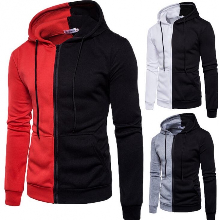 Jacket Men Windbreaker 2019 Spring Autumn Jacket Men&apos;s Hooded Casual Jackets Male Coat Thin Outwear