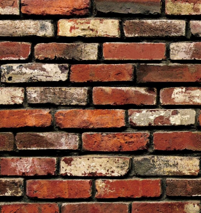 Rustic Vintage 3D Faux Brick Wallpaper Roll Vinyl PVC Retro Industrial Loft Wall Paper  Washable