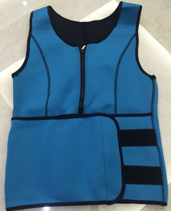 NEW Neoprene Sauna Vest Body Shaper Slimming Waist Trainer Shapewear Adjustable Sweat Belt Corset