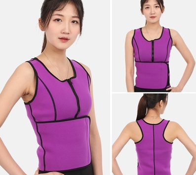 NEW Neoprene Sauna Vest Body Shaper Slimming Waist Trainer Shapewear Adjustable Sweat Belt Corset