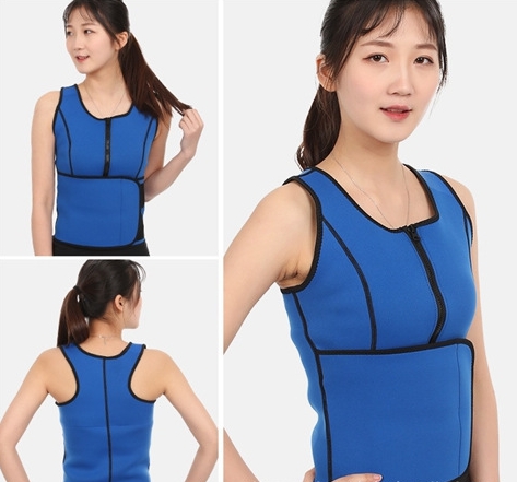 NEW Neoprene Sauna Vest Body Shaper Slimming Waist Trainer Shapewear Adjustable Sweat Belt Corset