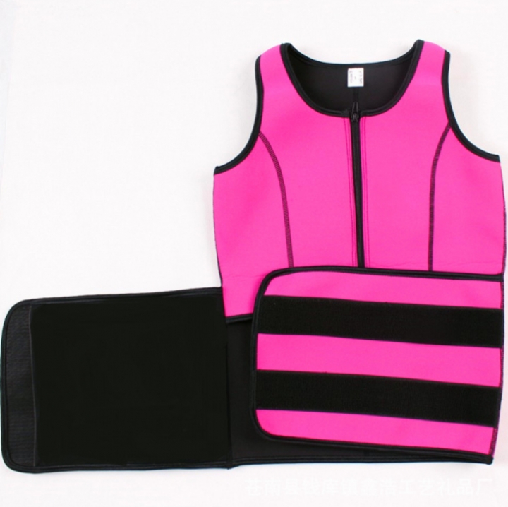 NEW Neoprene Sauna Vest Body Shaper Slimming Waist Trainer Shapewear Adjustable Sweat Belt Corset
