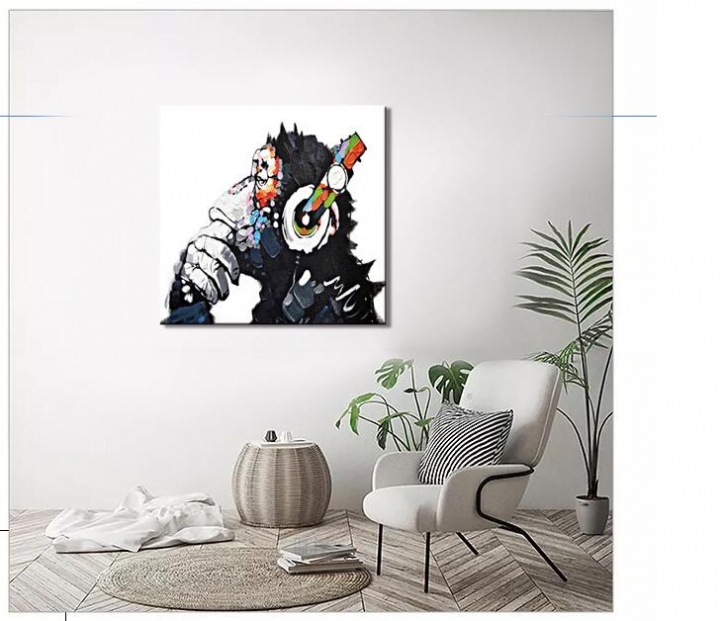Canvas Painting Wall Art Pictures prints colorful frog on canvas no frame home decor Wall poster