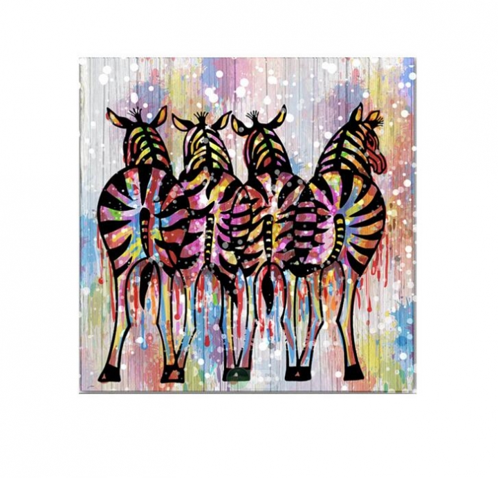 Canvas Painting Wall Art Pictures prints colorful frog on canvas no frame home decor Wall poster
