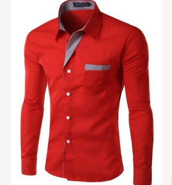 2019 New Fashion Camisa Masculina Long Sleeve Shirt Men Korean Slim Design Formal Casual Male Dress