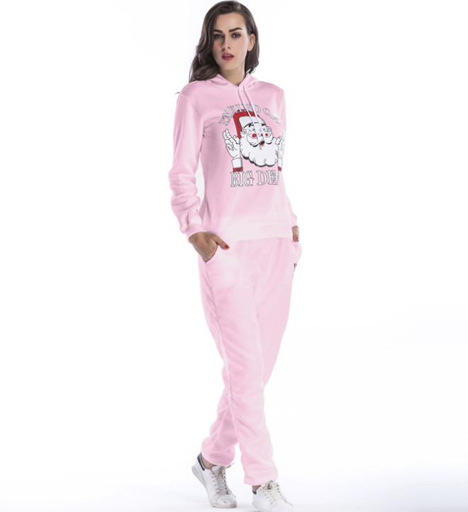 2pcs Hooded Casual Tracksuit Suits For Women Set Hoodies Sweatshirt+pant Women&apos;s Suit Sweatsuit