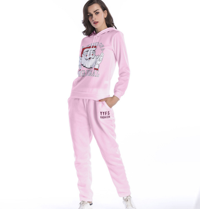 2pcs Hooded Casual Tracksuit Suits For Women Set Hoodies Sweatshirt+pant Women&apos;s Suit Sweatsuit