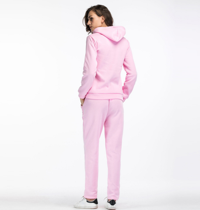 2pcs Hooded Casual Tracksuit Suits For Women Set Hoodies Sweatshirt+pant Women&apos;s Suit Sweatsuit