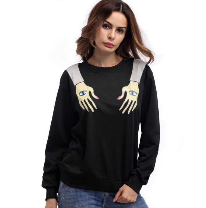 Women&apos;s Casual Long Sleeve Floral Print T-Shirts Blouse Tops