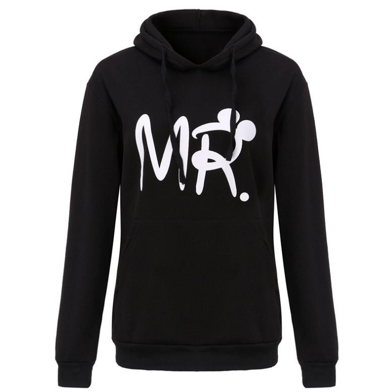 Sweatshirt Hoodies 2019 Print MR and MRS Lovers Couples Sweatshirts for Autumn Men Women tracksuits
