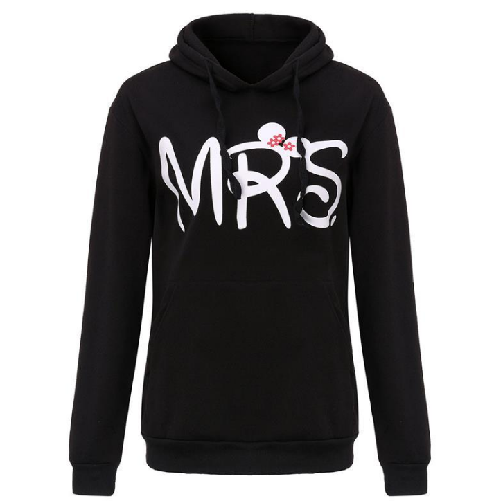 Sweatshirt Hoodies 2019 Print MR and MRS Lovers Couples Sweatshirts for Autumn Men Women tracksuits
